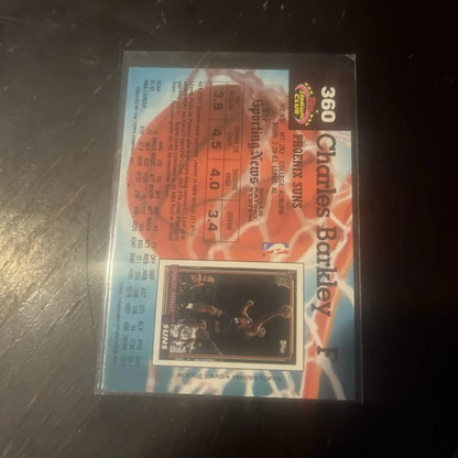 Charles Barkley 1992-93 Stadium Club Basketball card #360 for collectors and fans