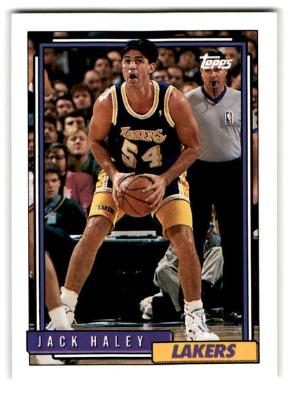 1992-93 Topps #155 Jack Haley - Trading Card