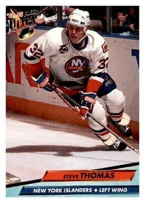 Steve Thomas 1992-93 Ultra #131 trading card showcasing a hockey legend
