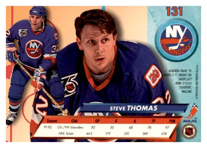 1992-93 Ultra #131 Steve Thomas - Trading Card