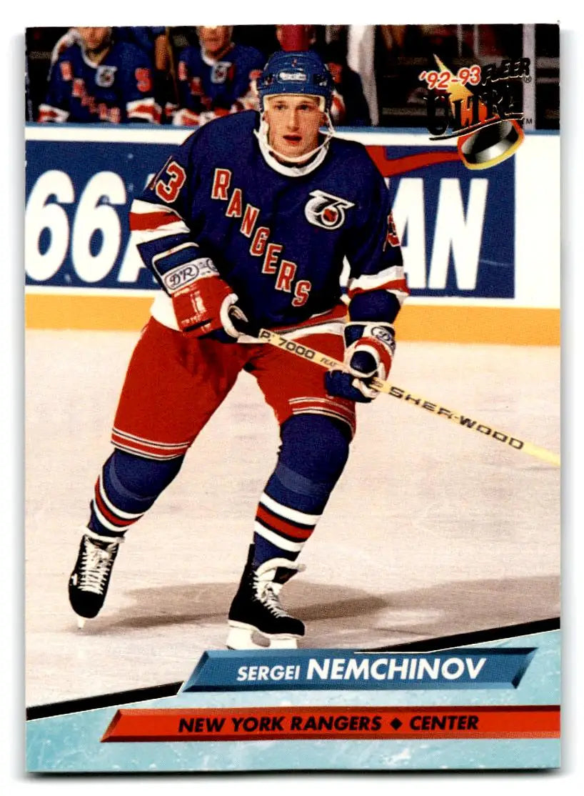 1992-93 Ultra #140 Sergei Nemchinov - Trading Cards