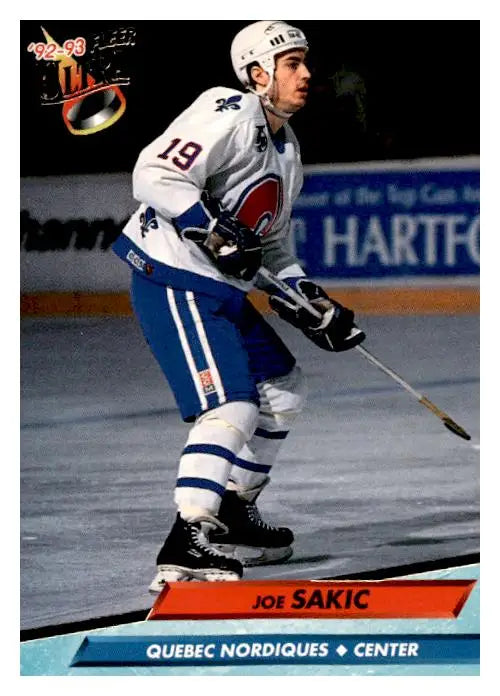 1992-93 Ultra #179 Joe Sakic - Trading Card