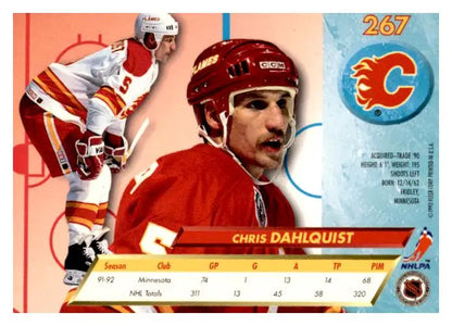 1992-93 Ultra #267 Chris Dahlquist - Trading Card