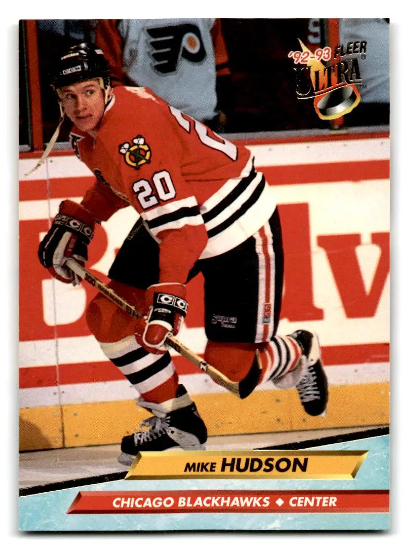 1992-93 Ultra #37 Mike Hudson - Trading Card