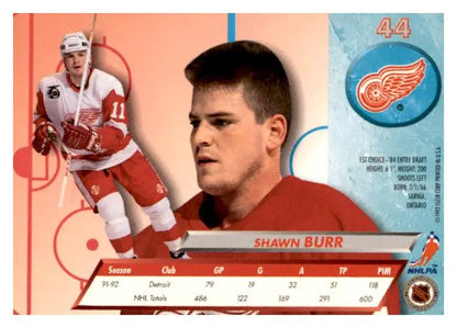 1992-93 Ultra #44 Shawn Burr - Trading Cards
