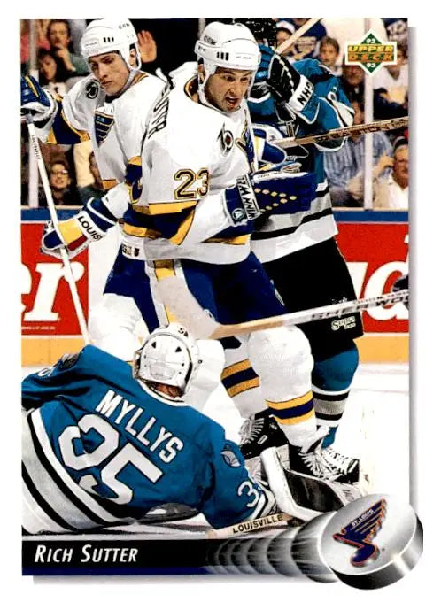 1992-93 Upper Deck #143a Rich Sutter - Trading Card