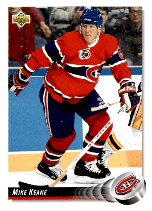 1992-93 Upper Deck #164a Mike Keane - Trading Card