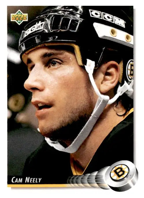 1992-93 Upper Deck #86b Cam Neely Upper Deck Text and Logo Hologram - Trading Card