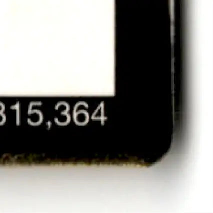 Black card corner with white text from 1992 Action Packed Football Rookie Update Jeff George