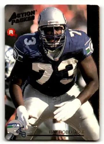 Ray Roberts 1992 Action Packed Rookie Update football card for Seattle Seahawks ID:62911