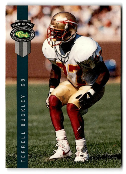 1992 Classic Four Sport #127 Terrell Buckley - Trading Card