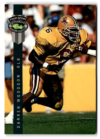 1992 Classic Four Sport #134 Darren Woodson - Trading Card