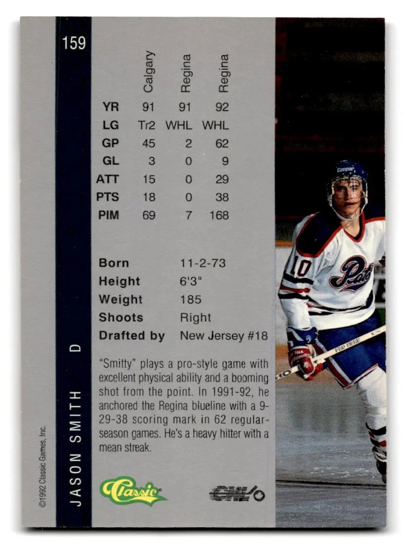 1992 Classic Four Sport #159 Jason Smith - Trading Cards