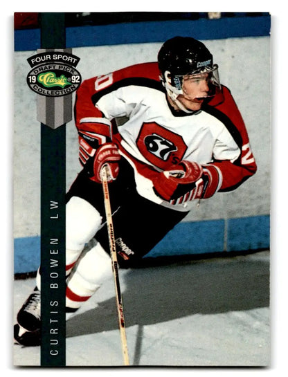 1992 Classic Four Sport #161 Curtis Bowen - Trading Card