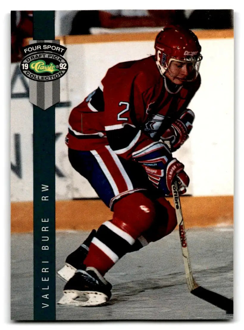 1992 Classic Four Sport #163 Valeri Bure - Trading Card