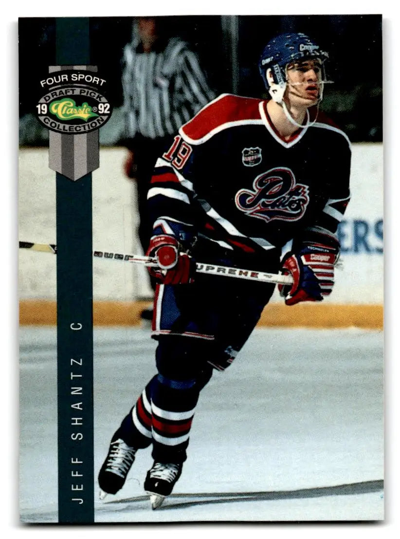 1992 Classic Four Sport #164 Jeff Shantz - Sports Card