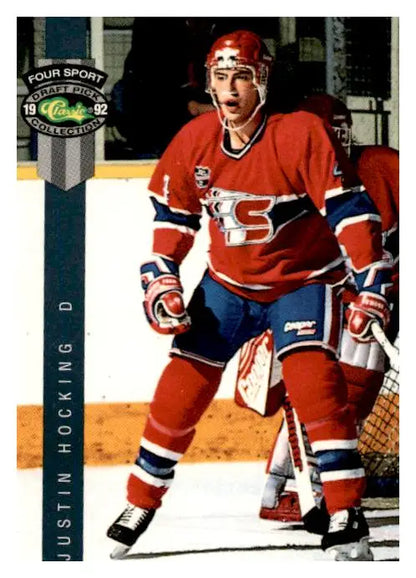 1992 Classic Four Sport #165 Justin Hocking - Trading Card