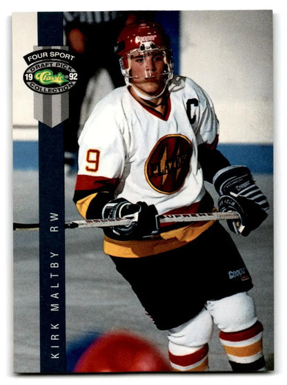 1992 Classic Four Sport #169 Kirk Maltby - Trading Cards