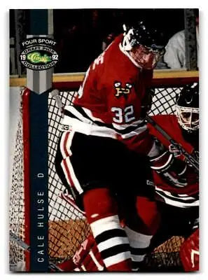 Cale Hulse 1992 Classic Four Sport #170 Hockey Player Card for collectors