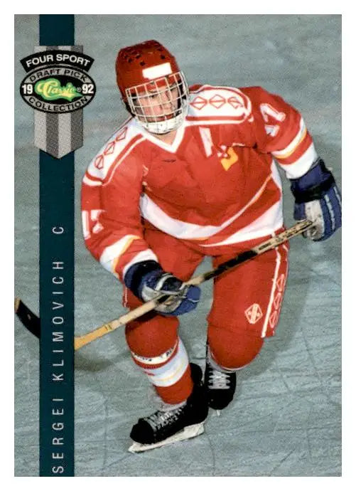 1992 Classic Four Sport #187 Sergei Klimovich - Trading Card