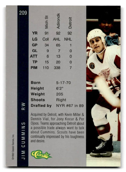 1992 Classic Four Sport #219 Mike Vukonich - Trading Card