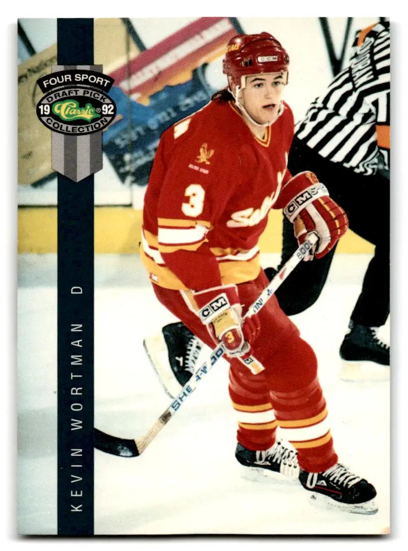 1992 Classic Four Sport #220 Kevin Wortman - Trading Card
