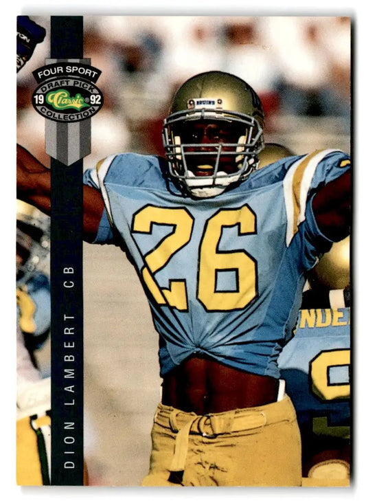 1992 Classic Four Sport #96 Dion Lambert - Trading Card
