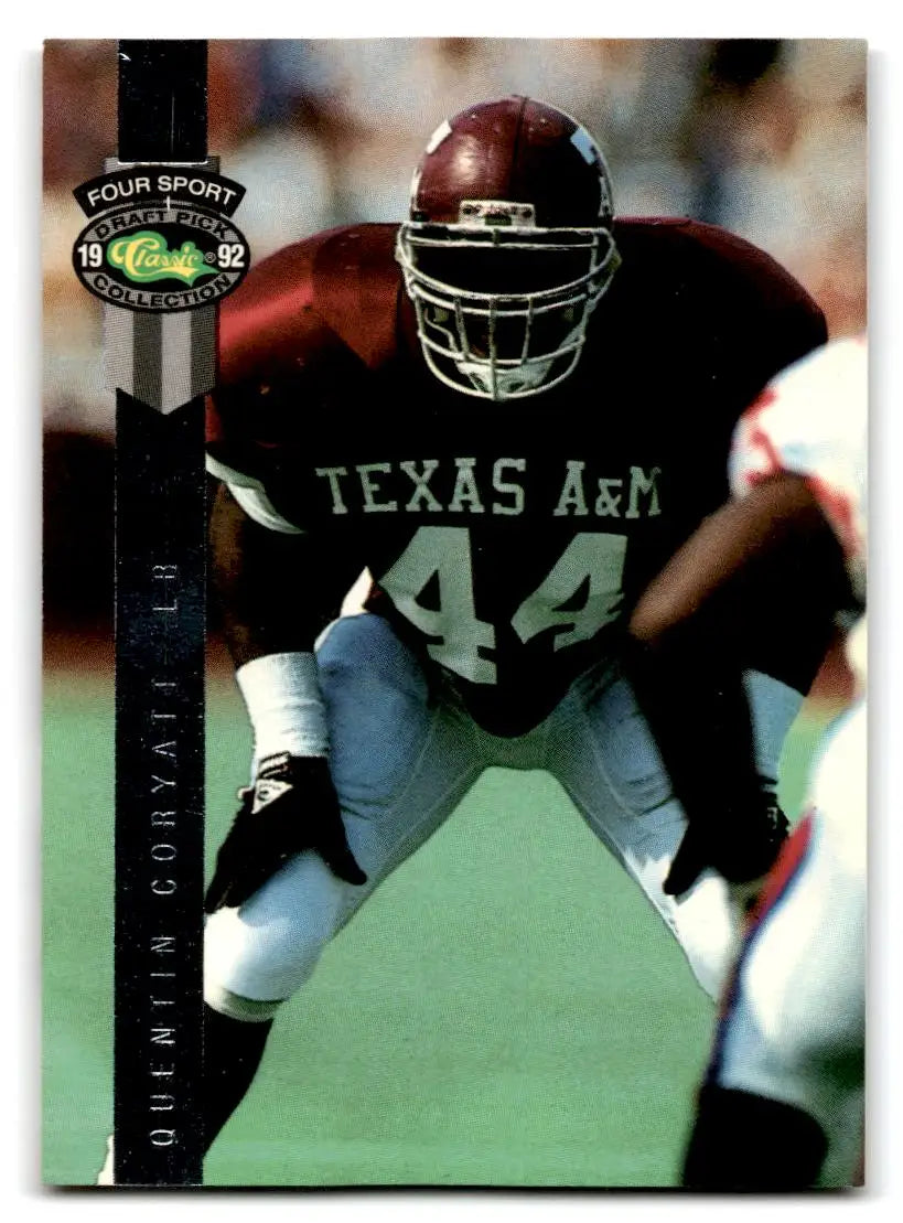 1992 Classic Four Sport #BC16 Quentin Coryatt Bonus Cards - Trading Cards