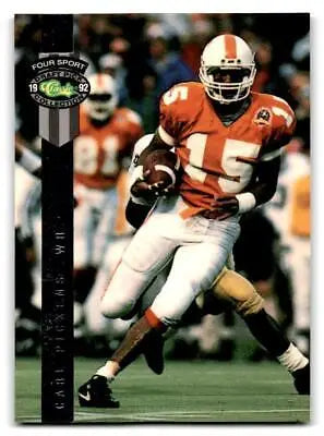 Carl Pickens in action from 1992 Classic Four Sport BC17 Bonus Cards