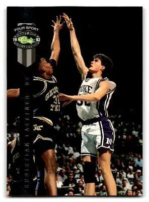 Basketball card featuring Christian Laettner from 1992 Classic Four Sport BC2 set