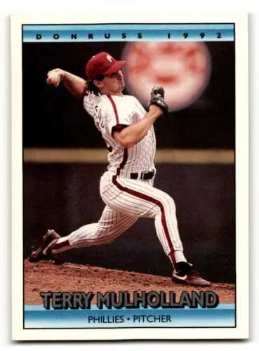 1992 Donruss #268 Terry Mulholland Philadelphia Phillies baseball card with original gloss
