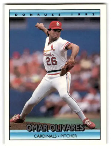 Omar Olivares 1992 Donruss #481 original gloss mint Cardinals baseball card