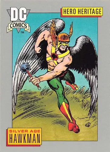 Vintage Impel DC Comics Cosmic Hawkman trading card with original gloss NM-MT ID 78716
