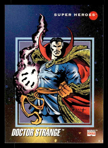 Marvel Universe Doctor Strange trading card from 1992 Impel Marvel Universe series