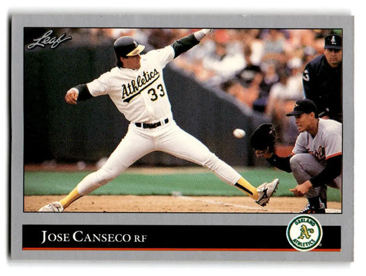 1992 Leaf #267 Jose Canseco - Trading Card