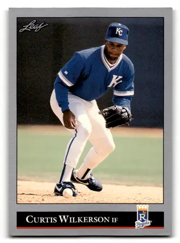 1992 Leaf #387 Curtis Wilkerson NM Near Mint Royals ID:60436 - Trading Cards