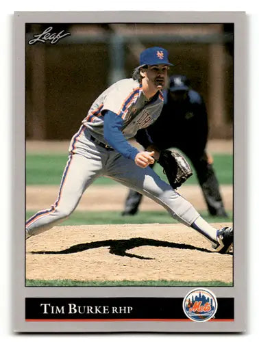 1992 Leaf #44 Tim Burke NM Near Mint Mets ID:60439 - Trading Cards