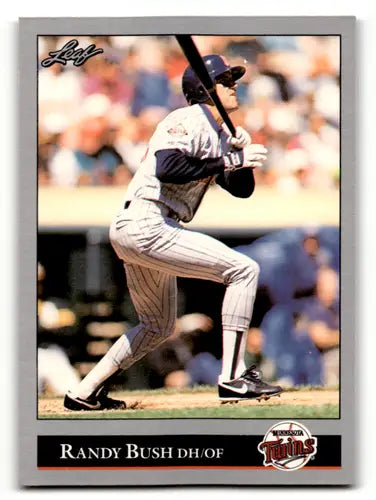 1992 Leaf #467 Randy Bush EX/NM Twins ID:60443 - Trading Cards