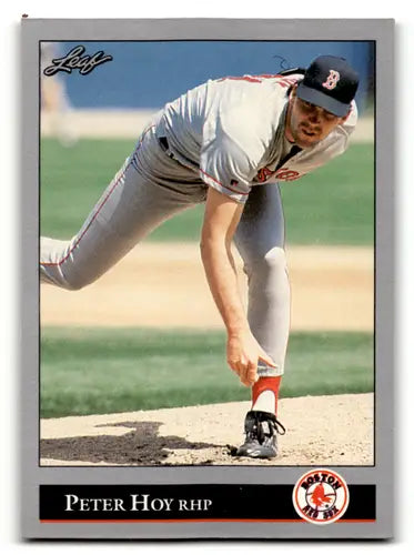1992 Leaf #515 Peter Hoy NM Near Mint RC Rookie Red Sox ID:60440 - Trading Cards