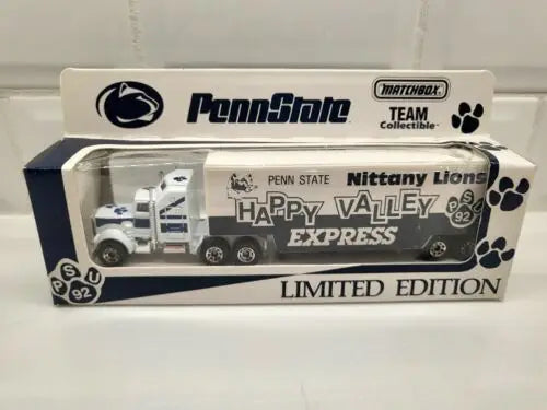 Penn State Nittany Lions toy truck in 1992 Matchbox Tractor Trailer collectible