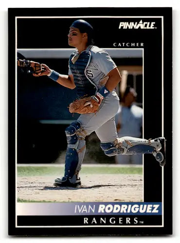 1992 Pinnacle #156 Ivan Rodriguez NM-MT Rangers ID:58437 - Trading Cards