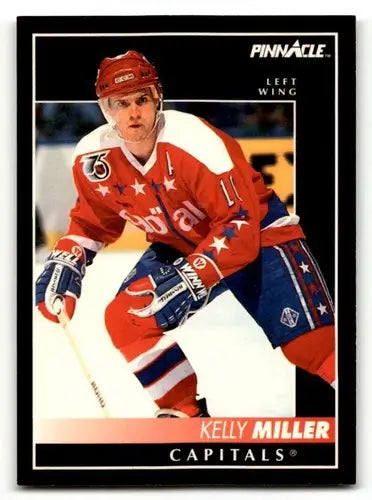 Original gloss hockey trading card of Kelly Miller Toronto Maple Leafs player