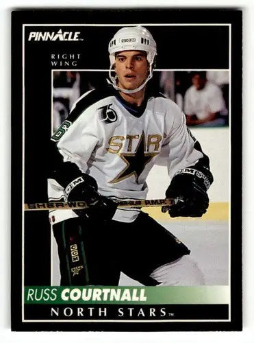 Original gloss Russ Courtnall Stars hockey card from 1992 Pinnacle Stars Hockey Cards