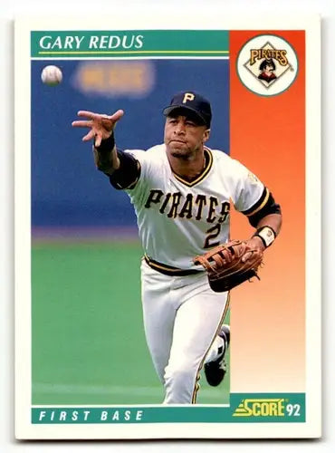 1992 Score #303 Gary Redus Pittsburgh Pirates Baseball Cards EX/NM ID:60456 - Baseball Cards