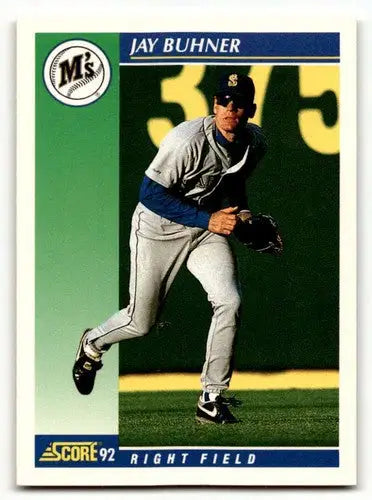 1992 Score #64 Jay Buhner Seattle Mariners Baseball Cards EX/NM ID:60466 - Baseball Cards