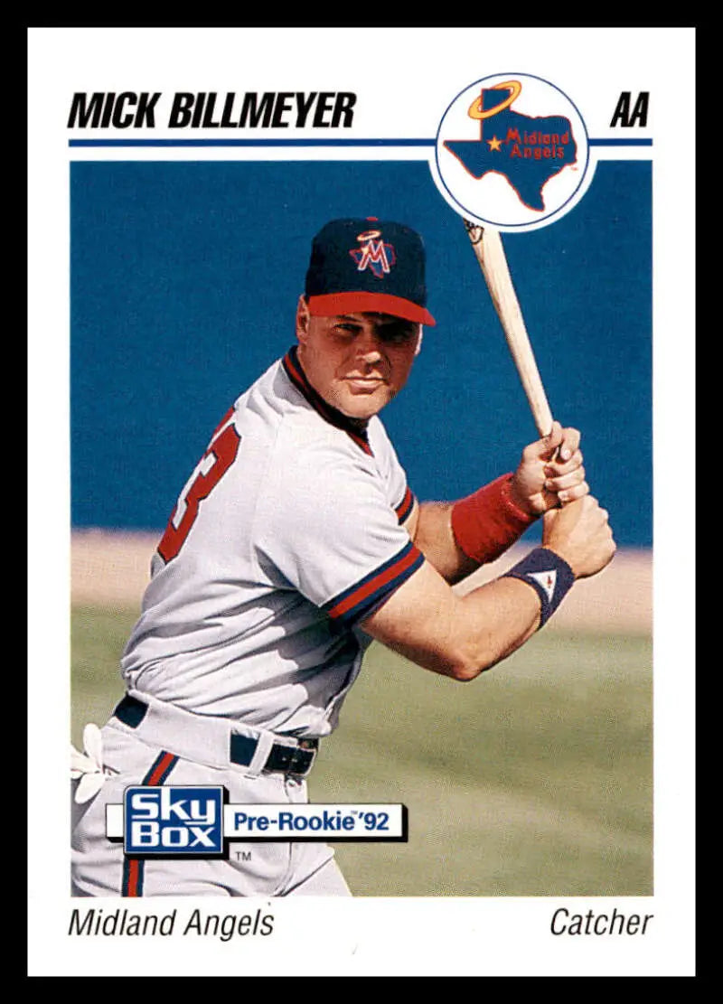 Mick Billmeyer baseball card from Midland Angels 1992 Skybox AA #192 NM-MT
