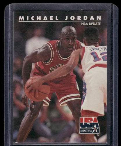 1992 SkyBox USA Basketball NBA Update Michael Jordan #37 Basketball - Basketball Card