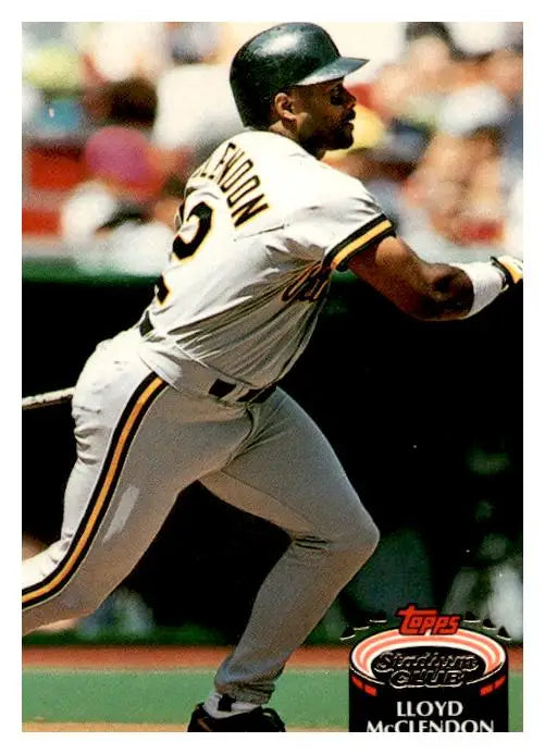 1992 Stadium Club #302a Lloyd McClendon - Trading Card