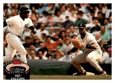 1992 Stadium Club #325 Mo Vaughn baseball card, a must-have for trading cards collectors