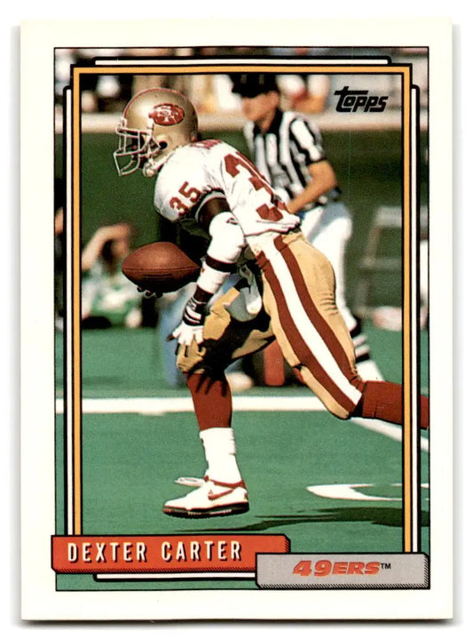 1992 Topps #351b Dexter Carter - Trading Card